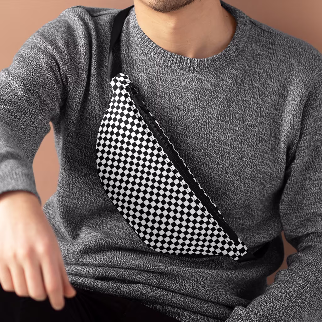 Checkerboard Fanny Pack