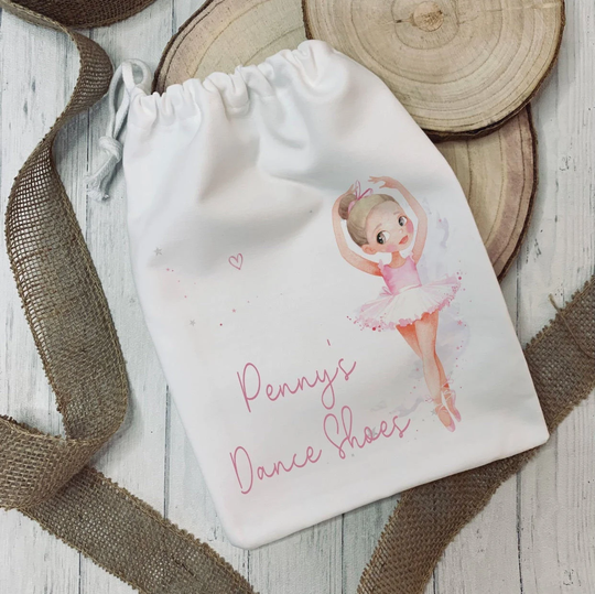 Personalised Dance Bag | Shoes Drawstring Ballet