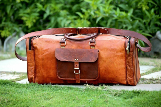 Cabin Luggage, Bag Leather Duffle Men Travel Genuine Gym Luggage Overnight Vintage Ladies Weekend Holdall Bag Workout