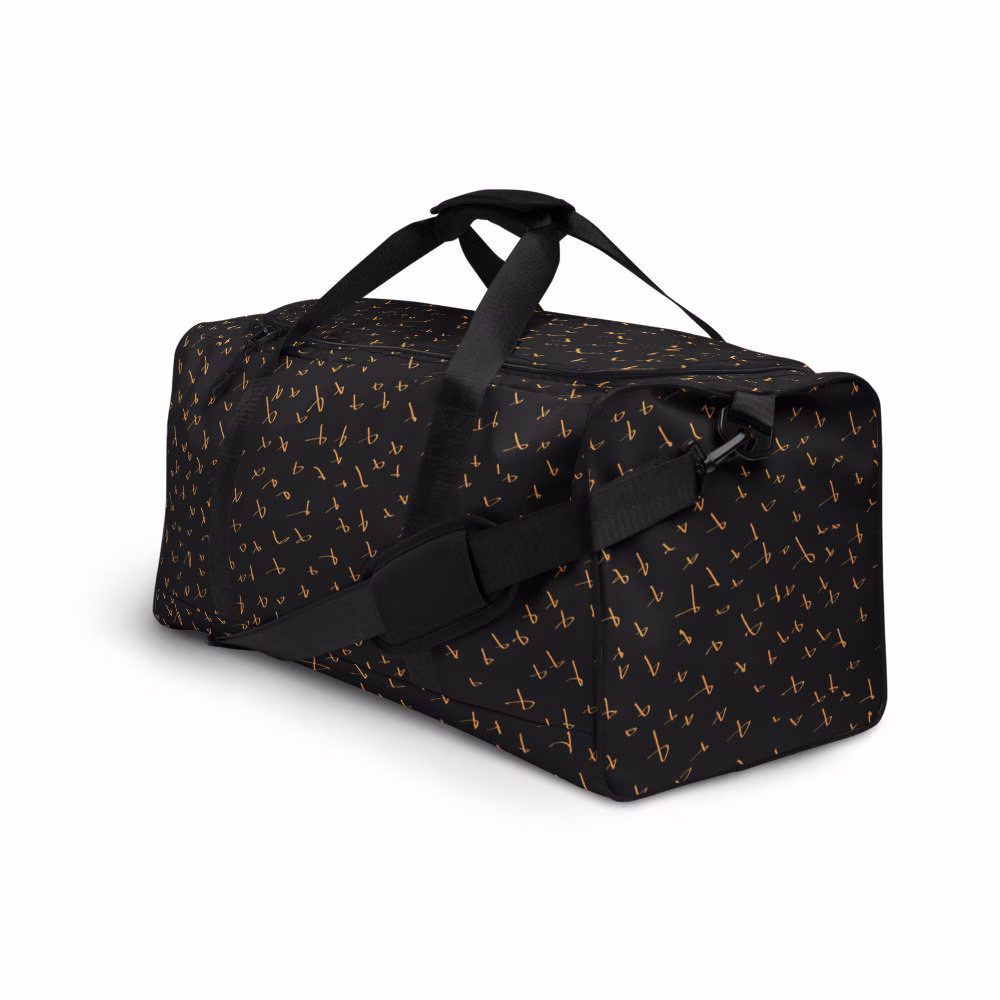 Black Gold Duffle Bag