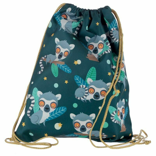 Cute Lemur Kawaii Drawstring Kids Pe School Bag