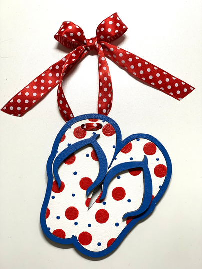 Flip Flop Bag Tag, Beach Tag