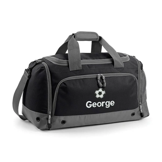 Personalised Embroidered Football Bag Holdall, Kit Bag, Gifts For Boys, Girl Footballers