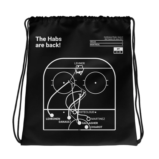 Greatest Canadiens Plays Drawstring Bag The Habs Are Back | 2021