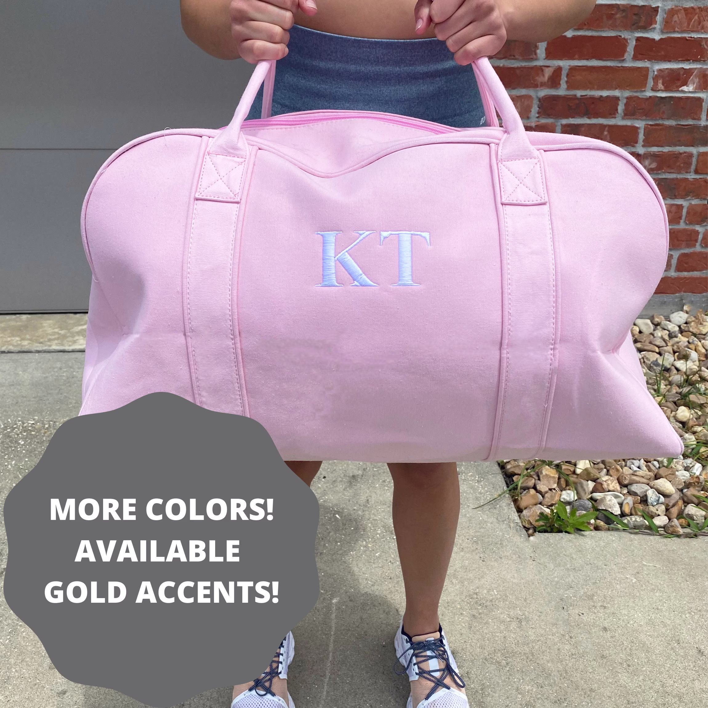 Personalised Bag/Duffle Baby Monogrammed Weekender Bags Hospital Gracie
