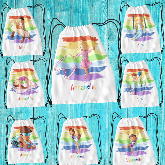 Gymnastics Bag, Backpack For Gymnastic, Gym Child's Gymnastics, Gift Gymnast, Personalised Gymnasts Gymnastics