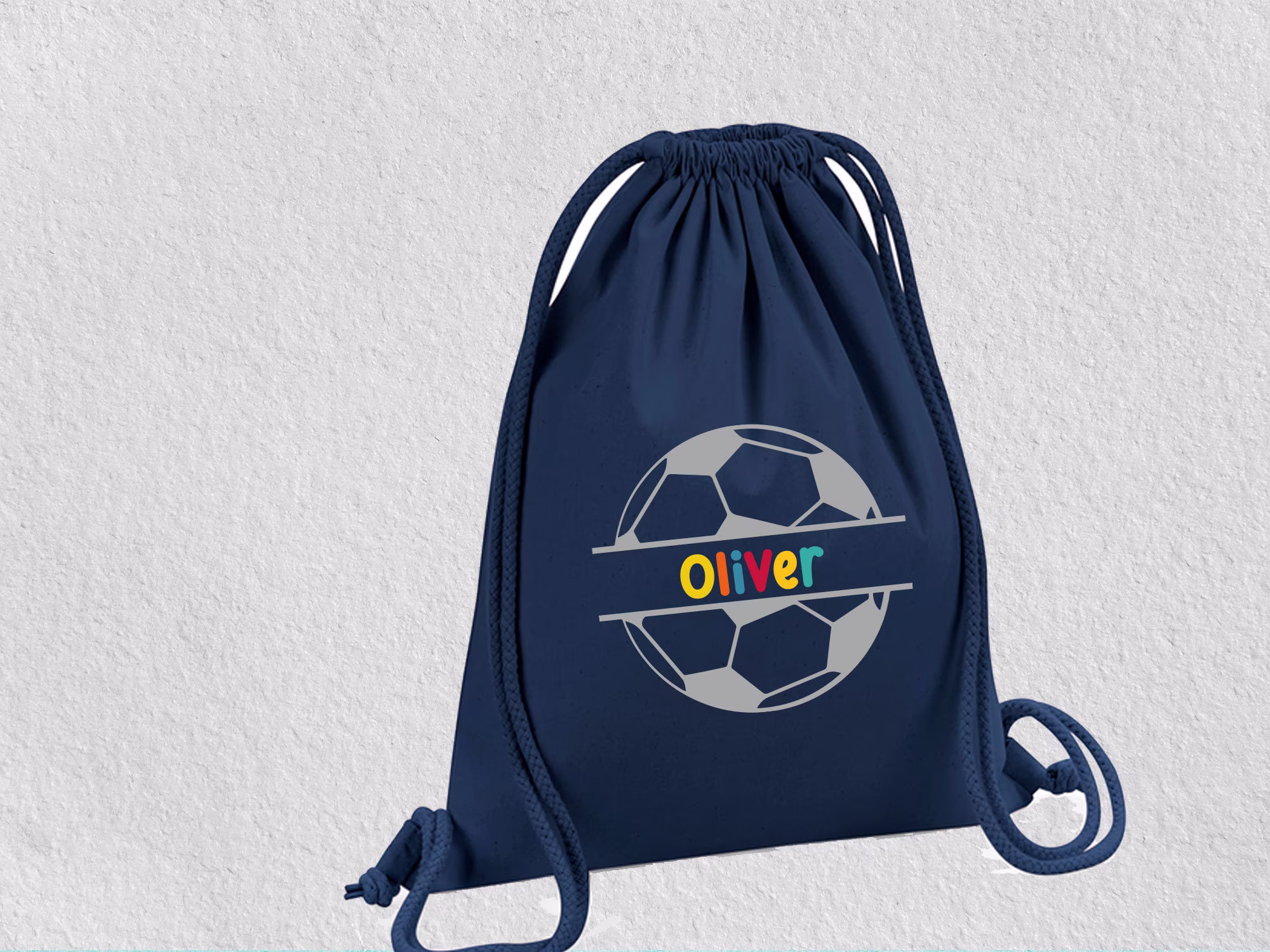 Drawstring Football Bag, Personalised School Backpack, Cotton Pe Personalized Gym Back To Gifts, Custom Boot Bag