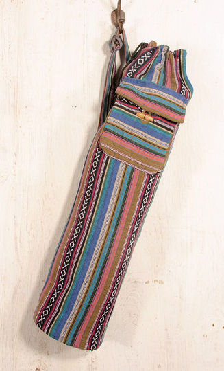 Gheri Fabric Yoga Bag - Handcrafted