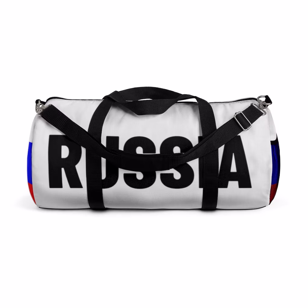 Russia Duffel Bag Gifts Flag Weekend Bag