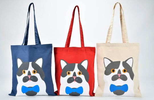 Cute Printed Cat Tote Shopper Bag