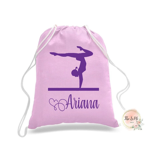 Gymnast Present.gymnastics Bag. Personalized Gymnastics Tote. Gymnastics Gift. Sports Dance