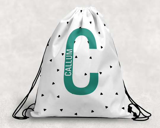 Personalised Gym Bag Kids, Boys Name Bag, Kids Pe Nursery Children School Bag, Sack, Children's Boy