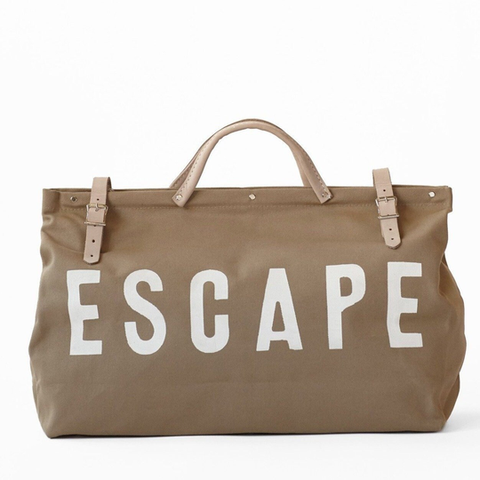 Escape Canvas Utility Bag | Forestbound Weekend Travel Escape Khaki Duffel