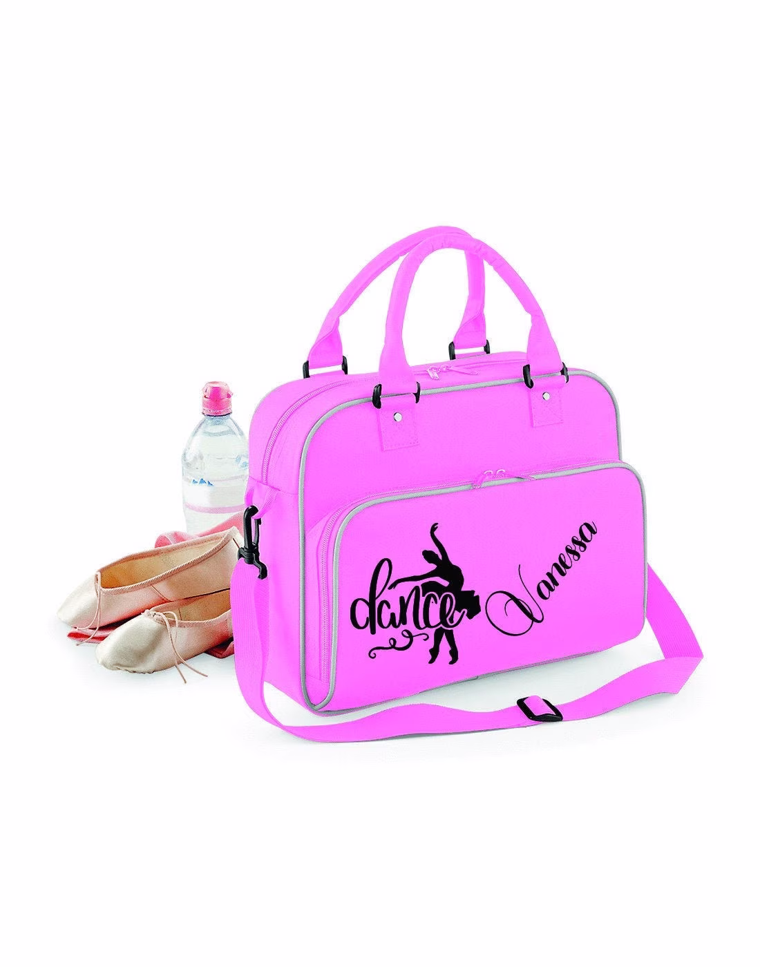 Personalised Dance Bag For Girls, Personalise Ballet Bag.personalised Gymnast Juniors, Birthday Gift Junior, School Sports