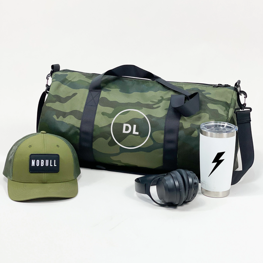 Embroidered Gym Bag, Personalized Athletic Weekender Overnight Duffel Duffle Monogram E-Sc-01