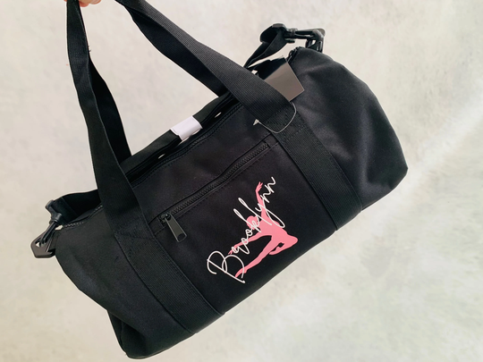 Personalised Barrel Dance Bag| Gym Kids |Womens| School| Street Dance| Cheerleaders Bag | Ballet Gumnastics