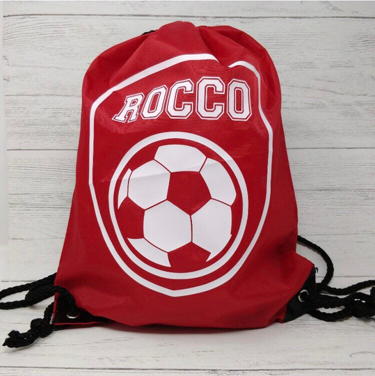 Personalised Kids Pe Bag Drawstring, Children's School Gym, Personalised Football Bag, Gym Sack, Rugby