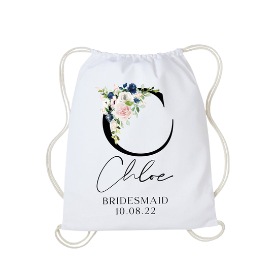 Flower Girl Gift Bag, Personalised Girls Gifts, Wedding Day Bridesmaid Flowergirl Little Birthday UK